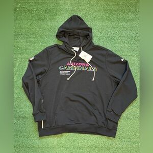 Arizona Cardinals Hoodie Men 2XL Black Gray NFL Football Nike Crucial Catch 2025